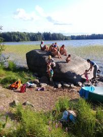 Водное ассорти с детьми: на лодках, байдарках, сапах