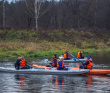 Однодневный зимний поход на байдарках по реке Истра