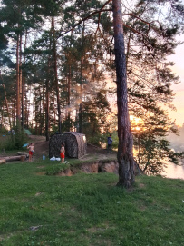Сплав с баней по реке Клязьма