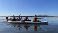 Поход на байдарках по Московскому морю