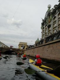 На байдарках по Питеру