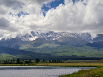Горный лагерь в Актру (проживание в домиках)