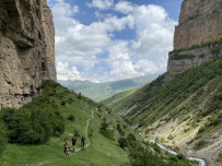 Горный лагерь в Чегемском ущелье (Кабардино-Балкария)