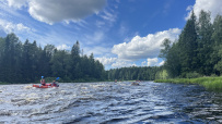 Сплав по реке Суна на байдарках