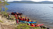 Колвица на морских каяках (байдарках). Путешествие на землю Саамов