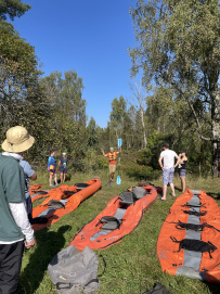 Сплав по реке Киржач на байдарках с баней на берегу