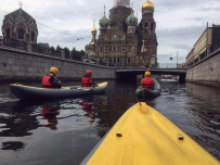 На байдарках по Питеру