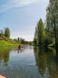 Сплав по реке Оредеж на пакрафтах