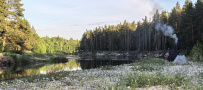 Сплав по реке Лух на байдарках с походной баней (Владимирская область)