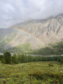 Горный лагерь в Актру (проживание в домиках)