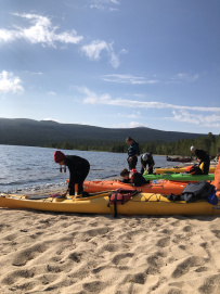 Колвица на морских каяках (байдарках). Путешествие на землю Саамов