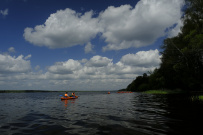 Поход на байдарках по Московскому морю
