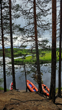 Сплав по реке Суна на байдарках