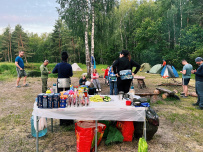 Поход на сапах по реке Нерская с ночевкой в палатках