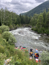 Сплав по рекам Кумир и Коргон с конной заброской
