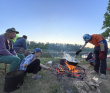 Сплав с баней по реке Клязьма