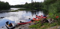 Сплав по реке Воньга и Белое Море на байдарках