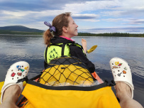 Колвица на морских каяках (байдарках). Путешествие на землю Саамов