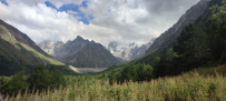 Горный лагерь в Чегемском ущелье (Кабардино-Балкария)
