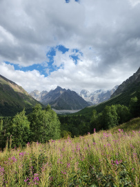 Горный лагерь в Чегемском ущелье (Кабардино-Балкария)