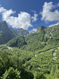 Горный лагерь в Дигории (Северная Осетия)