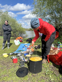 Сплав по реке Лух на байдарках с походной баней (Владимирская область)