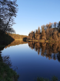 Поход на одноместных байдарках по реке Малая Коша с выходом в Волгу