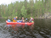Сплав по реке Суна на байдарках