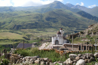 Горный лагерь в Чегемском ущелье (Кабардино-Балкария)