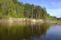 Сплав по реке Жиздра с баней на берегу