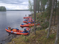 Сплав по реке Суна на байдарках