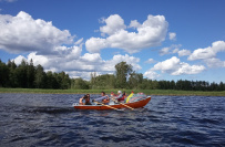 Водное ассорти с детьми: на лодках, байдарках, сапах