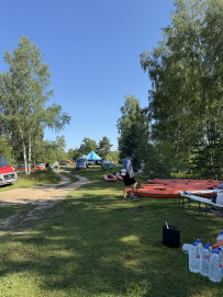 Сплав по реке Киржач на байдарках с баней на берегу