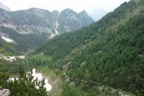 Изумрудная река и вершины Юлианских Альп