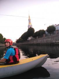 На байдарках по Питеру