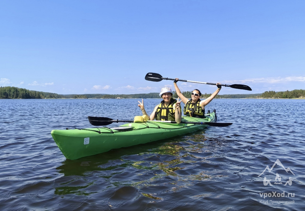 Тур Ладожские шхеры на каяках