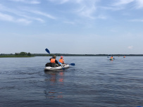 Поход на байдарках по Московскому морю