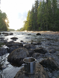 Сплав по реке Суна на байдарках