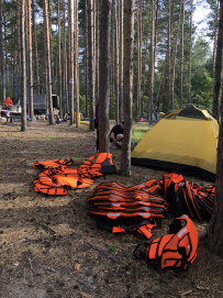 Сплав на байдарках по реке Нерская с баней на берегу и автосопровождением