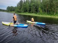 Водное ассорти с детьми: на лодках, байдарках, сапах
