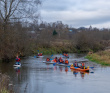 Однодневный зимний поход на байдарках по реке Истра