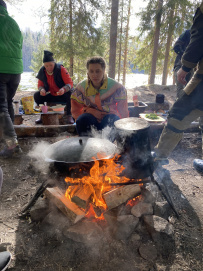 Сплав по реке Шуя на майские
