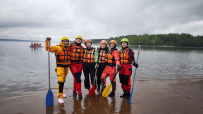 Тренировка по спасработам для водников в Лосево
