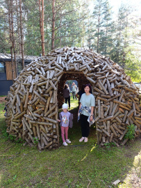 Лесной лагерь с детьми на Валдае (Новгородская область)