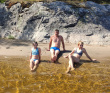 Ладожские скалы и пляжи Койонсаари с детьми