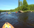 Сплав по реке Суна на байдарках