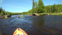 Сплав по реке Суна на байдарках