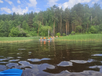 Поход на байдарках по Московскому морю