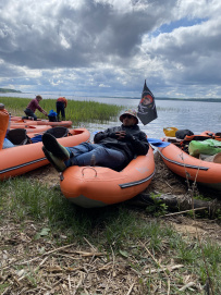 Поход на байдарках по Московскому морю