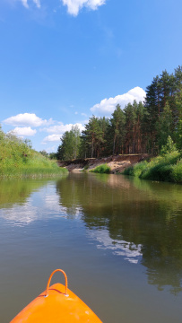Сплав по реке Киржач на байдарках с баней на берегу